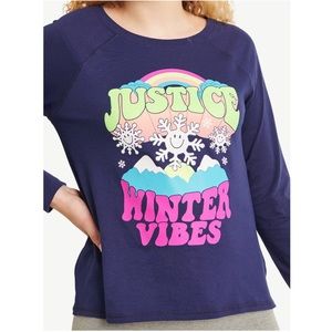 Justice Girls’ Everyday Faves Long Sleeve Raglan Graphic T-Shirt!